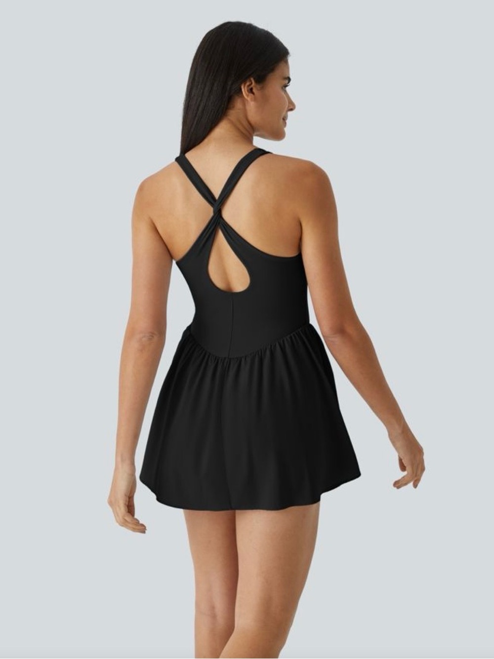 Halara 2-in-1 Pocket Mini Quick Dry Flowy Pickleball Active Dress size M - Picture 2 of 7